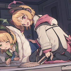 This is a pixiv picture whose title is 畫！.