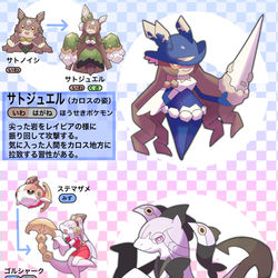 This is a pixiv picture whose title is トレセン地方のポケモン達.