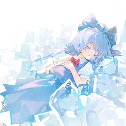 This is a pixiv picture whose title is チルノ.