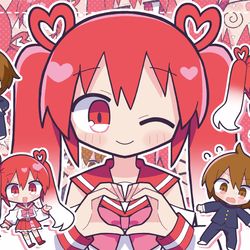 This is a pixiv picture whose title is ❤️.