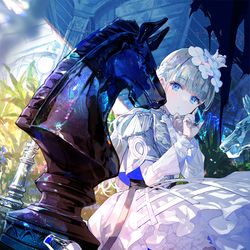 This is a pixiv picture whose title is 娯楽室の恋.