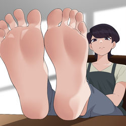This is a pixiv picture whose title is Komi-san Mom.
