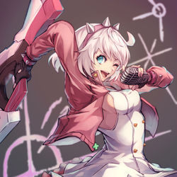 This is a pixiv picture whose title is エルフェルト.