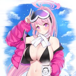 This is a pixiv picture whose title is 和泉元エイミ(水着).