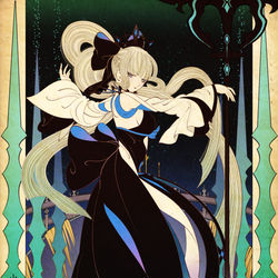 This is a pixiv picture whose title is 【FGO】モルガン.