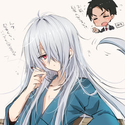 This is a pixiv picture whose title is ※手癖絵注意.