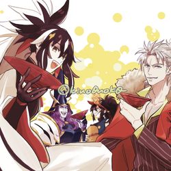 This is a pixiv picture whose title is 🍶.