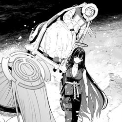 This is a pixiv picture whose title is 氷海にて消息を絶ったヒマリ.