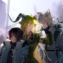 This is a pixiv picture whose title is 燃冬.