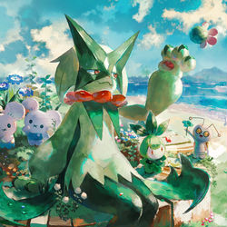 This is a pixiv picture whose title is 海辺.