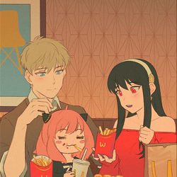 This is a pixiv picture whose title is McFamily.
