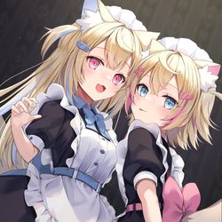 This is a pixiv picture whose title is メイドBAUBAU!!.