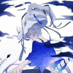 This is a pixiv picture whose title is あの夜の案内人.