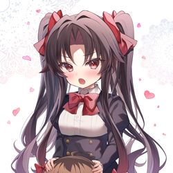 This is a pixiv picture whose title is ❤️💗.