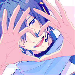 This is a pixiv picture whose title is ツイ…X KAITOログ！.