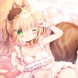 This is a pixiv picture whose title is ふわふわ…🌸.
