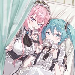 This is a pixiv picture whose title is 「Frills Dolce」.
