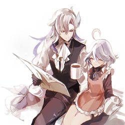 This is a pixiv picture whose title is 穏やかなひととき.