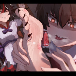 This is a pixiv picture whose title is Revenge.