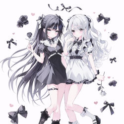 This is a pixiv picture whose title is twin.