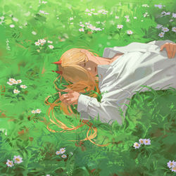 This is a pixiv picture whose title is チェンソーマン.