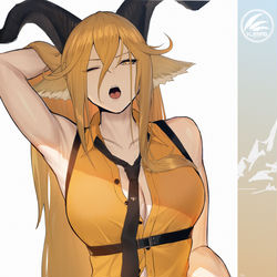 This is a pixiv picture whose title is 起床气.