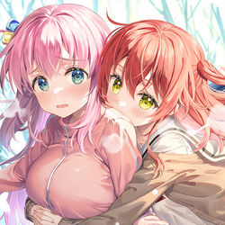 This is a pixiv picture whose title is ひとりちゃん、あったか〜い♡.