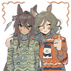 This is a pixiv picture whose title is ウマ娘.
