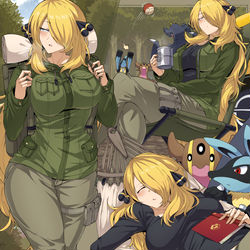 This is a pixiv picture whose title is キャンプシロナ.