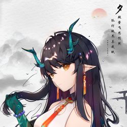 This is a pixiv picture whose title is 夕.