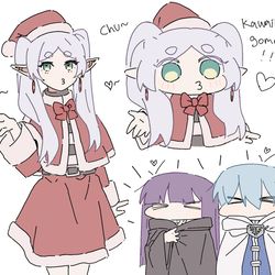 This is a pixiv picture whose title is merry christmas!!.