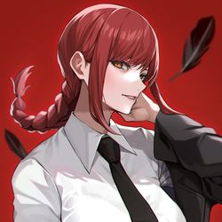 This is a pixiv picture whose title is マキマさん.