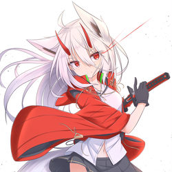 This is a pixiv picture whose title is ハクアちゃん.
