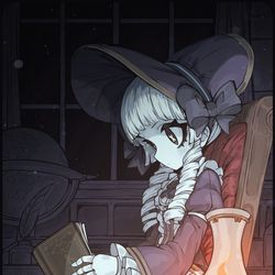 This is a pixiv picture whose title is 📖.