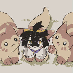 This is a pixiv picture whose title is はんぶんオオタチのスグリくん２.