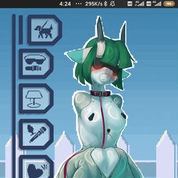 This is a pixiv picture whose title is 电子宠物.