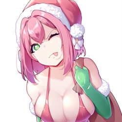 This is a pixiv picture whose title is Hakari christmas suit..