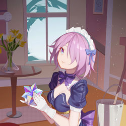This is a pixiv picture whose title is 速涂day48 玛修.