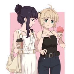 This is a pixiv picture whose title is 木之本桜 ＆ 大道寺知世.
