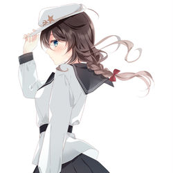 This is a pixiv picture whose title is 時雨ちゃんにヴェールヌイの服.