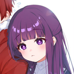 This is a pixiv picture whose title is 甘えたいフェルン.
