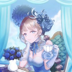 This is a pixiv picture whose title is 湖畔の乙女｜通販のお知らせCOMITIA146新刊DOLLSⅡ.