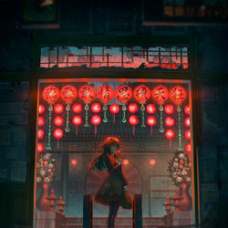 This is a pixiv picture whose title is 「今際より」.