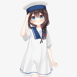 This is a pixiv picture whose title is 時雨ちゃん（小）に日振ちゃんの服.