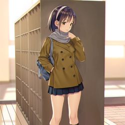 This is a pixiv picture whose title is 放課後~.