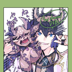 This is a pixiv picture whose title is レンでび仲子永久不滅.