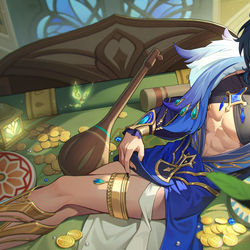 This is a pixiv picture whose title is 凯亚亚.