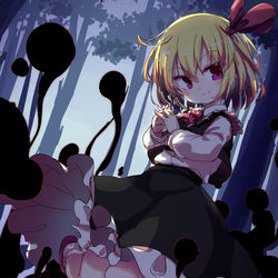 This is a pixiv picture whose title is ルーミア.