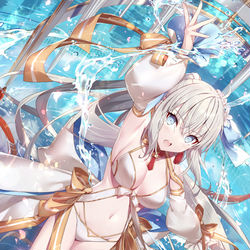 This is a pixiv picture whose title is 水妃モルガン.