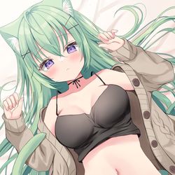 This is a pixiv picture whose title is 触りたいの…？.